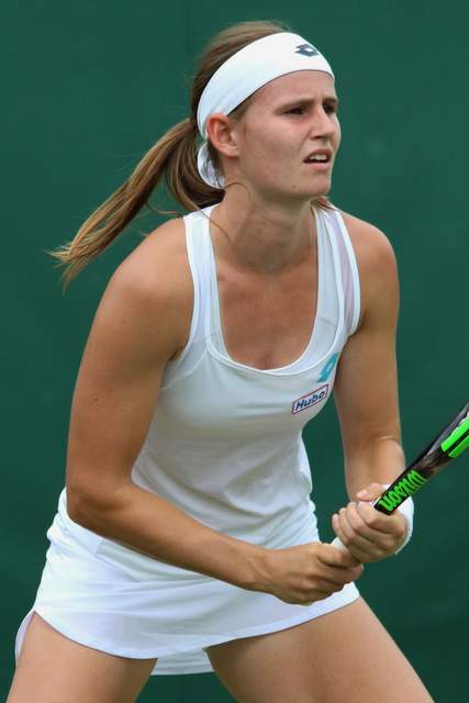 Greet Minnen tijdens Wimbledon kwalificaties 2019