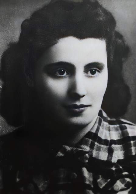 Portret van Mala Zimetbaum, lid van het verzet