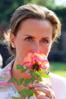 Prinses Claire bij de rozenwedstrijd in 2013