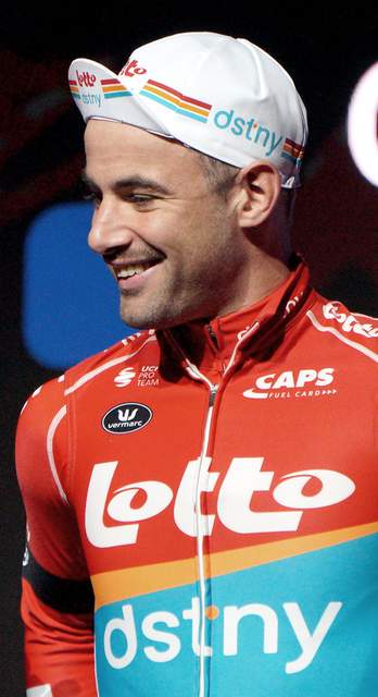 Victor Campenaerts als wielrenner in 2023