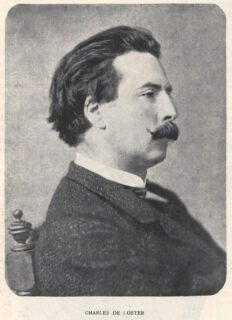 Portret van Charles De Coster, Belgische schrijver
