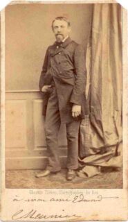 Portret van Constantin Meunier uit de jaren 1860