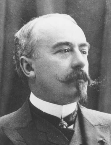 Portret van Édouard Empain rond 1910