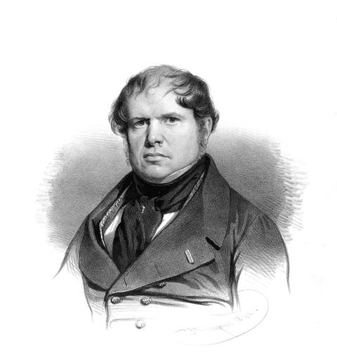 Portret van François-Joseph Fétis uit 1841