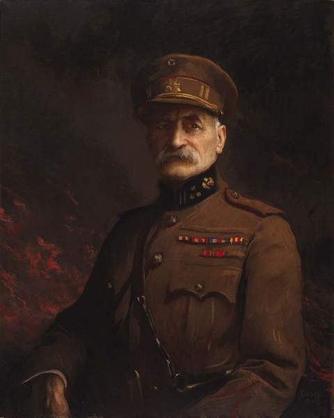 Generaal Gérard Leman, commandant van de versterkte stad Luik