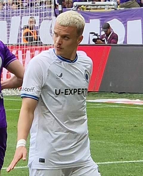 Hugo Siquet speelt voor Club Brugge in 2025