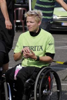 Marieke Vervoort tijdens Run to Walk Again in 2012
