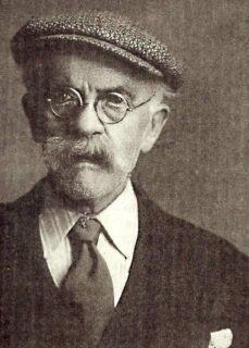 Portret van Pierre De Geyter, Belgische socialist en componist