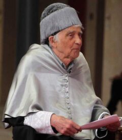 Portret van Armand Mattelart in 2016