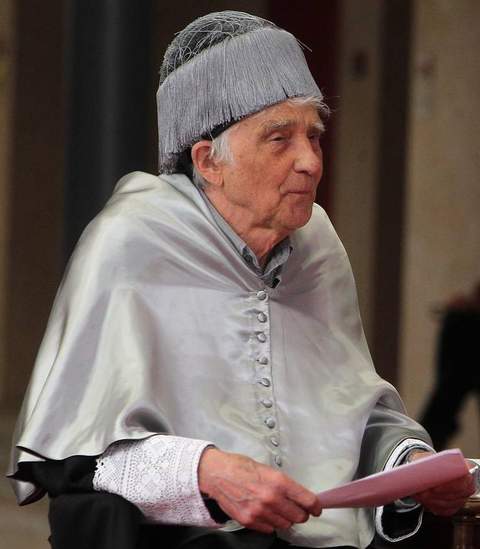 Portret van Armand Mattelart in 2016