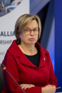 Catherine De Bolle at the European Ports Alliance launch in 2024