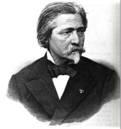 Portret van Joseph Geefs, Belgische beeldhouwer