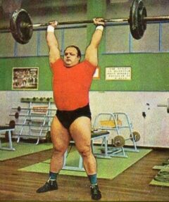 Portret van Serge Reding, Belgische gewichtheffer