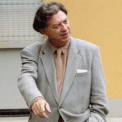 Portret van Jean-Michel Folon in Bologna, 1990